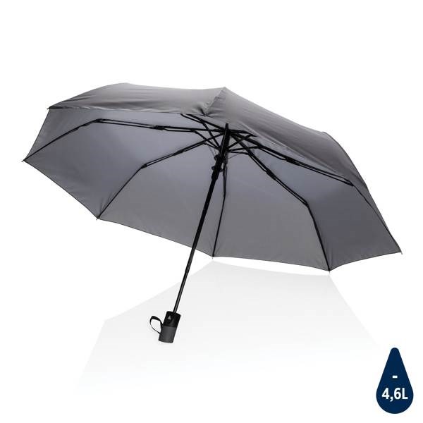 Obrázky: Šedý automatický deštník ze 190T RPET AWARE