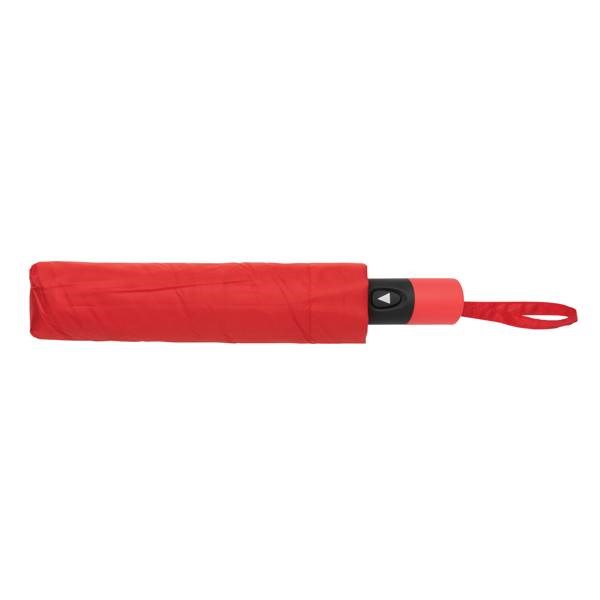 Obrázky: Červený automatický deštník ze 190T RPET AWARE, Obrázek 5