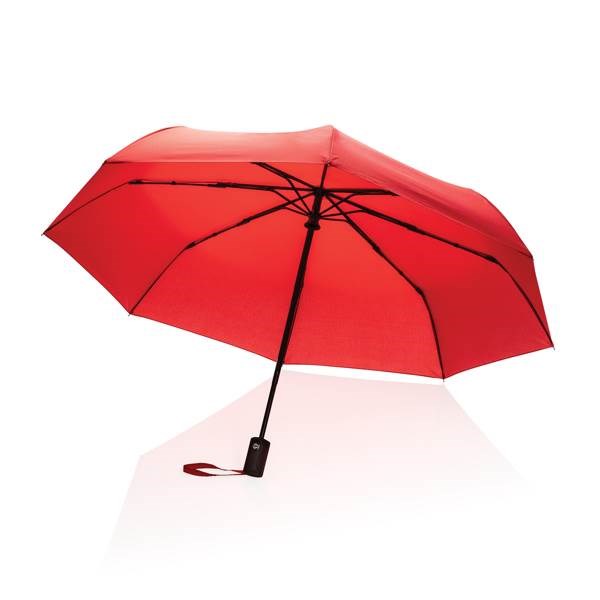 Obrázky: Červený rPET deštník - automatické otevírání/zavírání, Obrázek 7