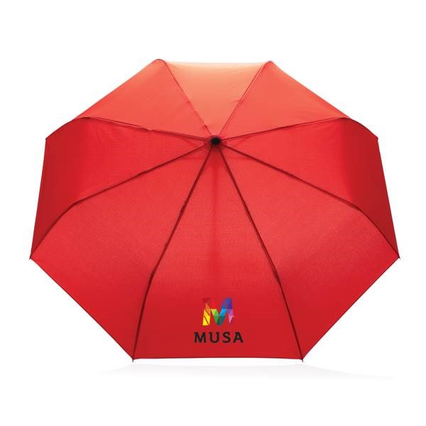 Obrázky: Červený rPET deštník - automatické otevírání/zavírání, Obrázek 8