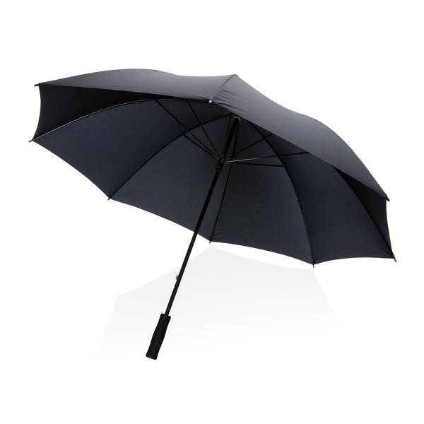 Obrázky: Černý větru odolný rPET deštník, manuální, Obrázek 5