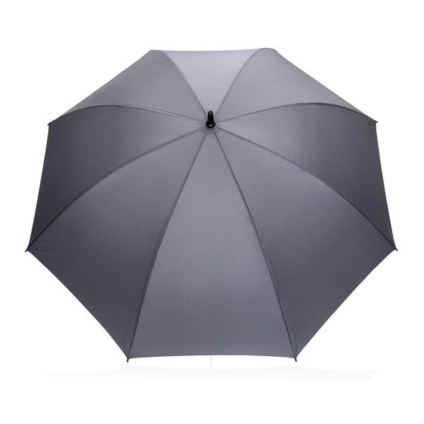 Obrázky: Šedý větru odolný rPET deštník, manuální, Obrázek 2
