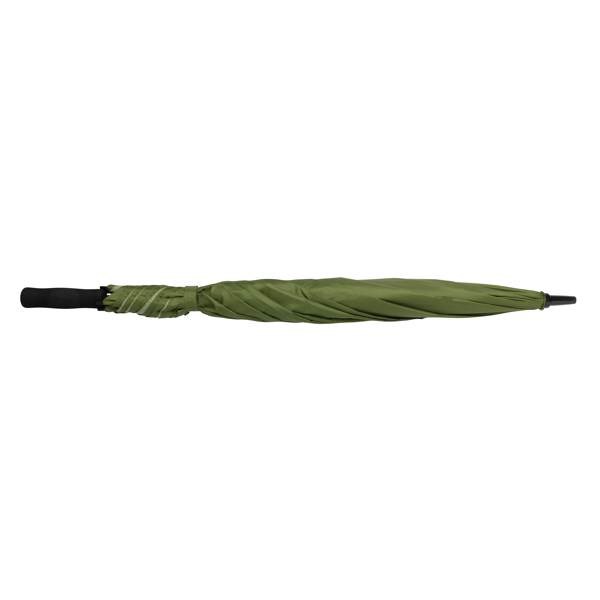 Obrázky: Zelený větru odolný rPET deštník, manuální, Obrázek 4
