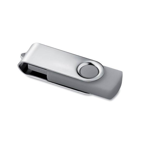 Obrázky: Stříbrno-šedý USB flash disk 8GB