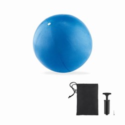 Obrázky: Modrý malý míč na pilates s obalem a pumpičkou