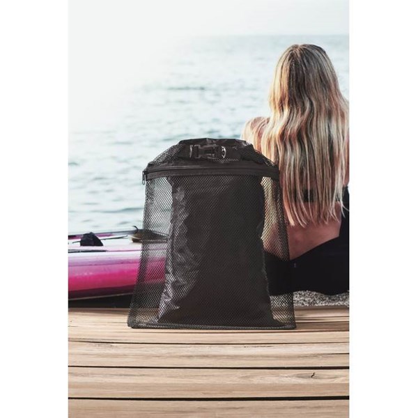 Obrázky: Černá vodotěsná taška s popruhem, 6L, Obrázek 2
