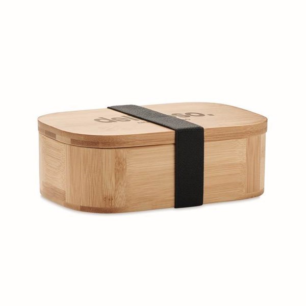 Obrázky: Bambusová krabička na jídlo 650 ml, hnědá, Obrázek 7