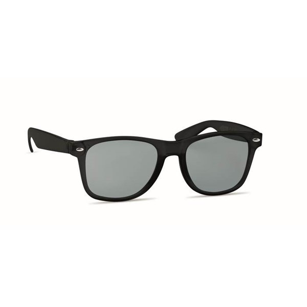 Obrázky: Transparentní černé sluneční brýle s RPET obrubou, Obrázek 1
