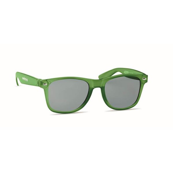 Obrázky: Transparentní zelené sluneční brýle s RPET obrubou, Obrázek 2