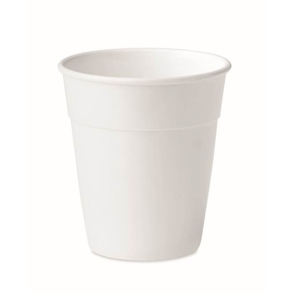 Obrázky: Bílý pohárek z PP, 350 ml, Obrázek 1