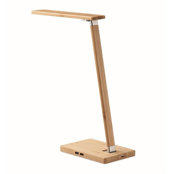 Obrázky: Bambusová stolní lampička s 10W nabíječkou, Obrázek 7