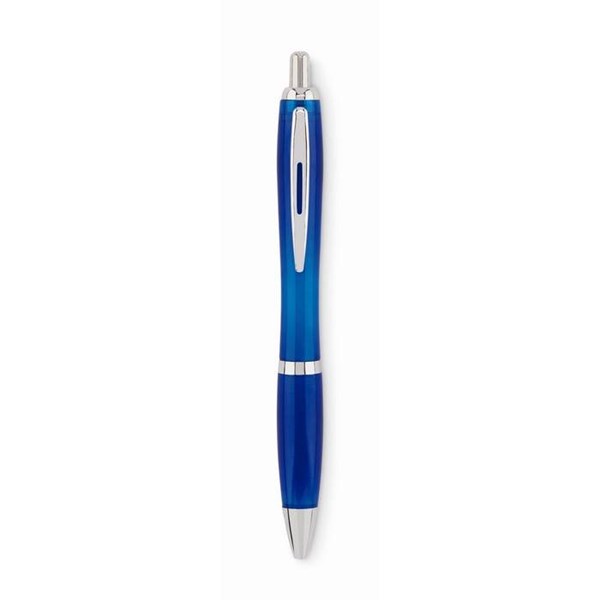 Obrázky: Modré plastové kuličkové pero z RPET, Obrázek 2