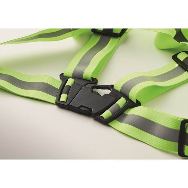 Obrázky: Zelený reflexní pás na tělo, Obrázek 3