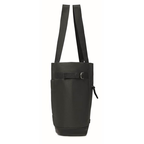 Obrázky: Černá nákupní taška přes rameno z RPET, Obrázek 5