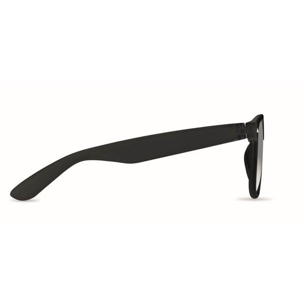 Obrázky: Transparentní černé sluneční brýle s RPET obrubou, Obrázek 3