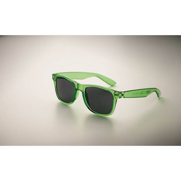 Obrázky: Transparentní zelené sluneční brýle s RPET obrubou, Obrázek 5