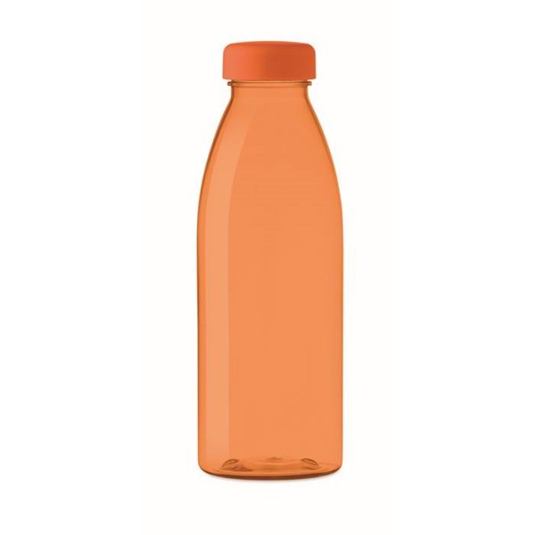 Obrázky: Transparentní oranžová RPET láhev 500 ml, Obrázek 2
