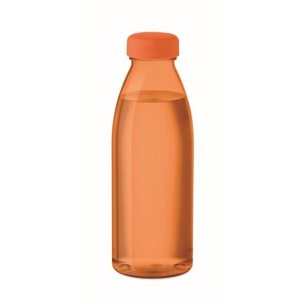 Obrázky: Transparentní oranžová RPET láhev 500 ml, Obrázek 4