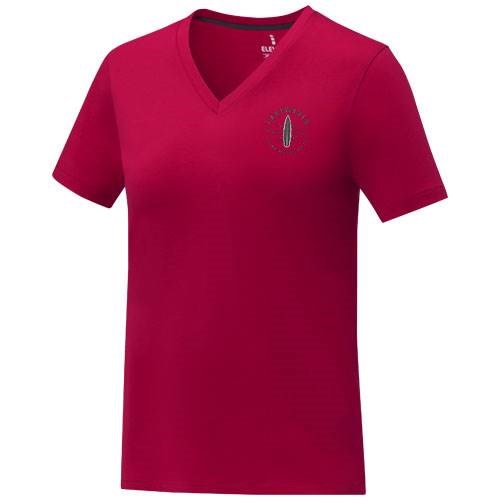 Obrázky: Dámské tričko Somoto ELEVATE do V červené XL, Obrázek 5