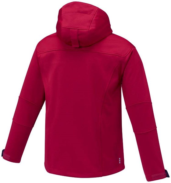 Obrázky: Pánská SOFTSHELL bunda Match ELEVATE červená XL, Obrázek 4