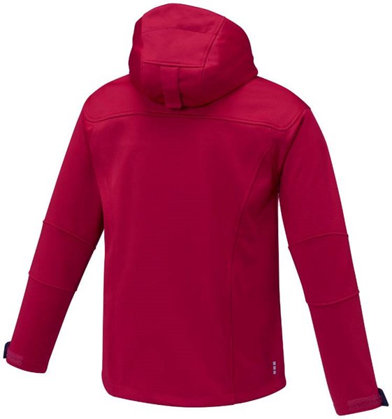 Obrázky: Pánská SOFTSHELL bunda Match ELEVATE červená XXXL, Obrázek 4