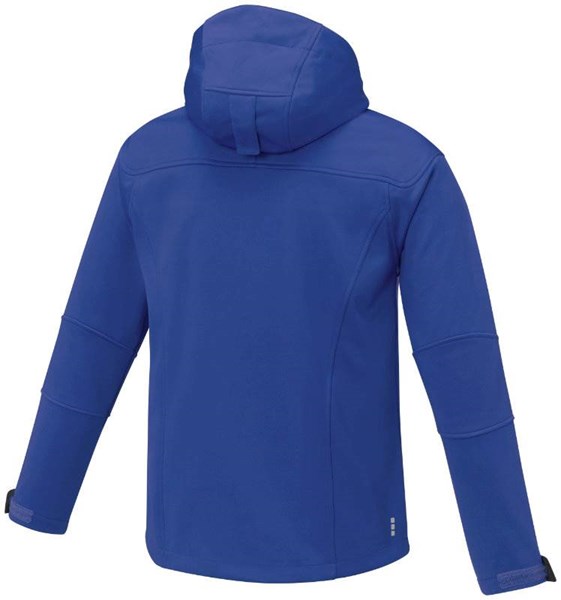 Obrázky: Pánská SOFTSHELL bunda Match ELEVATE modrá S, Obrázek 3