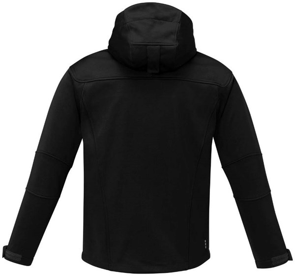 Obrázky: Pánská SOFTSHELL bunda Match ELEVATE černá XL, Obrázek 2