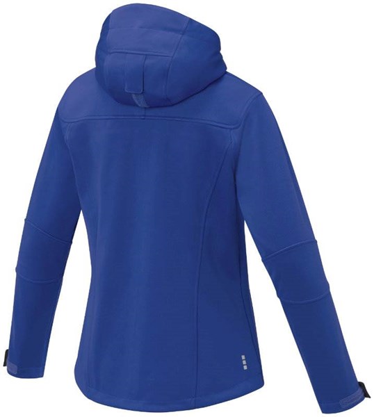 Obrázky: Dámská SOFTSHELL bunda Match ELEVATE modrá XL, Obrázek 3