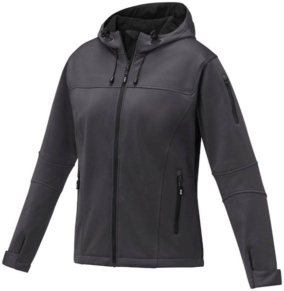 Obrázky: Dámská SOFTSHELL bunda Match ELEVATE tmav.šedá M