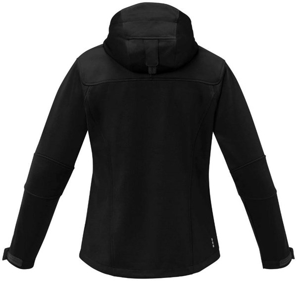 Obrázky: Dámská SOFTSHELL bunda Match ELEVATE černá XS, Obrázek 2