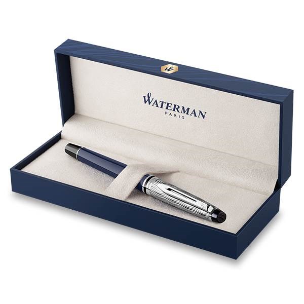 Obrázky: Waterman Expert Made in France DLX Blue CT PP, hr.F, Obrázek 2