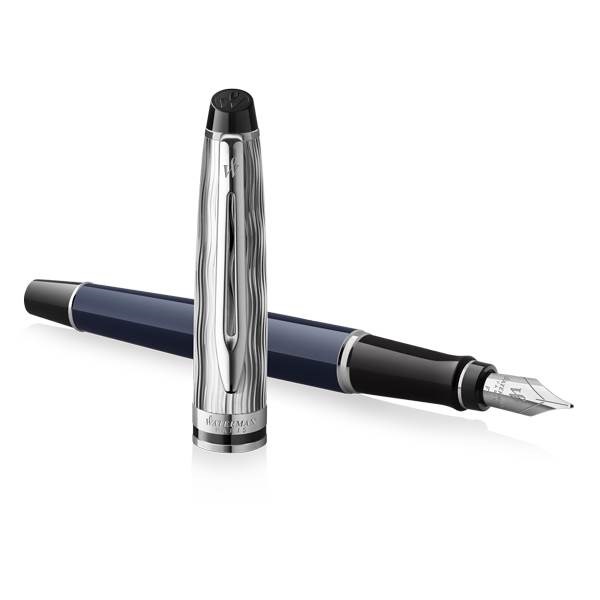 Obrázky: Waterman Expert Made in France DLX Blue CT PP, hr.F, Obrázek 3