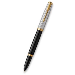 Obrázky: Parker 51 Premium Black GT plnicí pero, hrot F