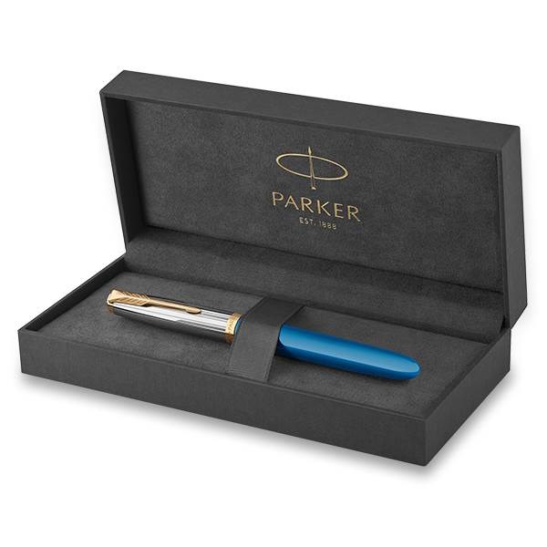 Obrázky: Parker 51 Premium Turquoise GT plnicí pero, hrot M, Obrázek 2