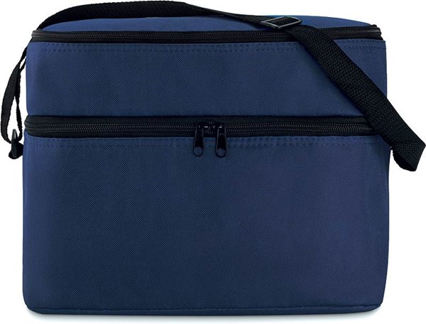 Obrázky: Chladící taška se dvěma přihrádkami modrá