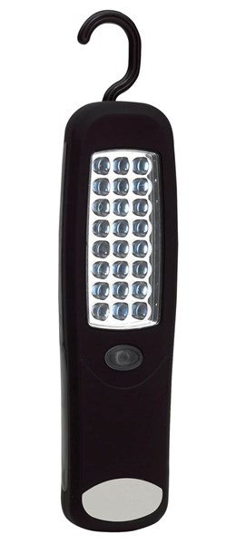 Obrázky: Černá 24x LED pracovní lampa s magnetem a háčkem, Obrázek 1