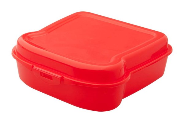 Obrázky: Plastová krabička na toust nebo svačinu, červená, Obrázek 1