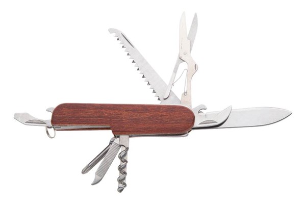 Obrázky: Dřevěný nůž s devíti funkcemi, tmavé dřevo, Obrázek 2