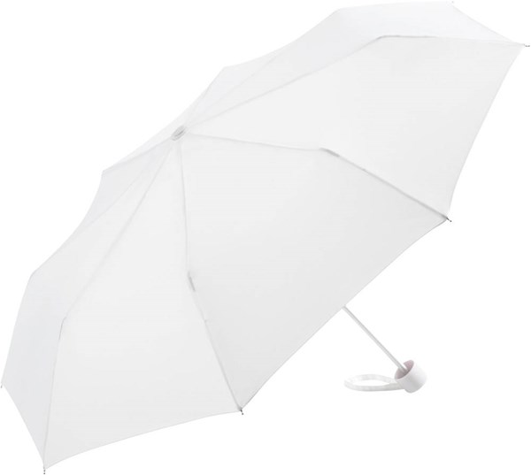 Obrázky: Ultra lehký 175 g skládací mini deštník bílý, Obrázek 1