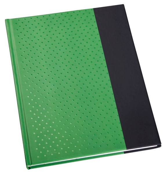 Obrázky: Zelený poznámkový zápisník A5 s linkovanými listy, Obrázek 1