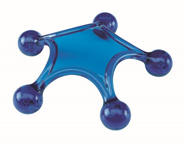 Obrázky: Modrá masážní hvězdice s pěti masážními kuličkami