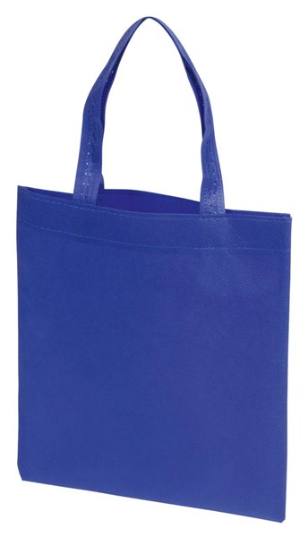Obrázky: Malá nákupní taška z netkané textilie, modrá