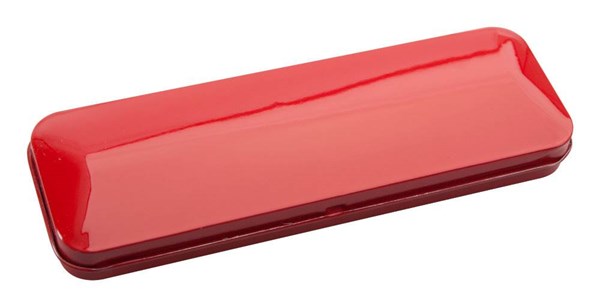 Obrázky: Červená sada pera a mikrotužky 0,7mm v kovovém boxu, Obrázek 2