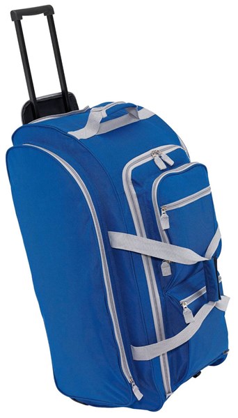 Obrázky: Velká cestovní taška na kolečkách, modrá