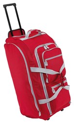 Obrázky: Velká cestovní taška na kolečkách, červená