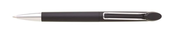 Obrázky: Celé černé kuličkové pero NELA s kovovým klipem, Obrázek 1
