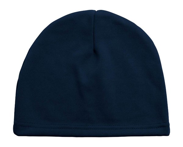 Obrázky: Modrá sportovní zimní čepice s fleecovou podšívkou