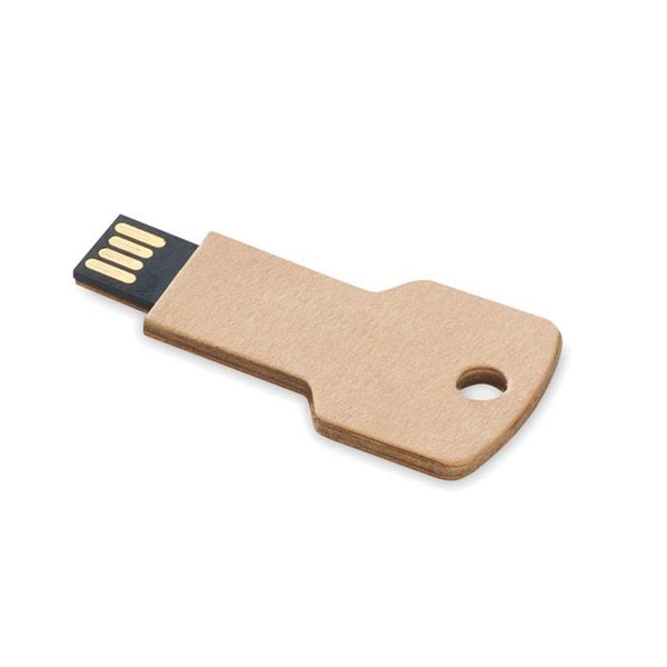 Obrázky: USB flash disk 1GB ve tvaru klíče, tělo z papíru, Obrázek 1