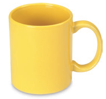 Obrázky: Žlutý keramický hrnek, Obrázek 1