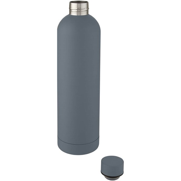 Obrázky: Nerezová termoláhev 1l s vakuovou izolací, šedá, Obrázek 2